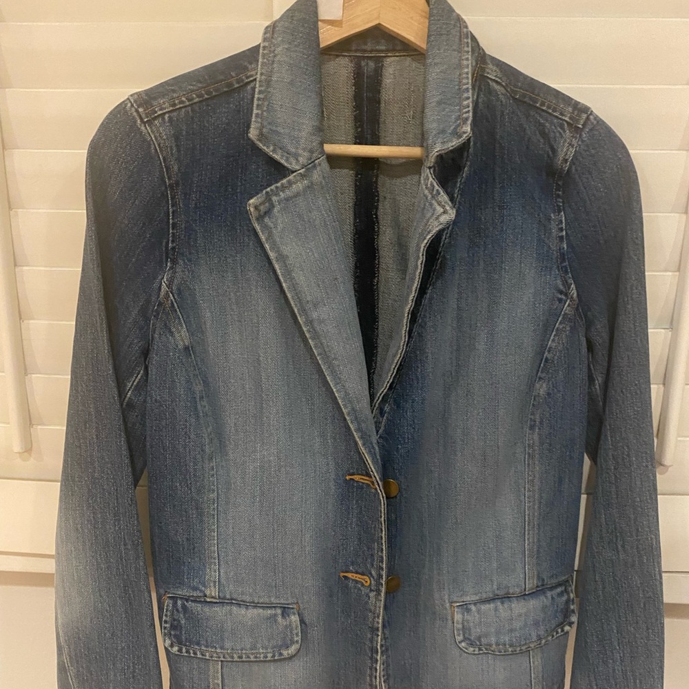 AllSaints Denim Blazer, like new only worn few times